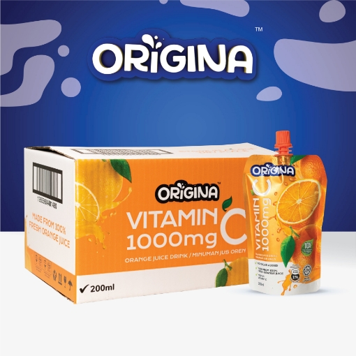 Picture of ORIGINA ORANGE VITAMIN C (25pcs x 200ml)