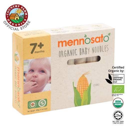 Picture of Mennosato Organic Corn Baby Noodle 200g