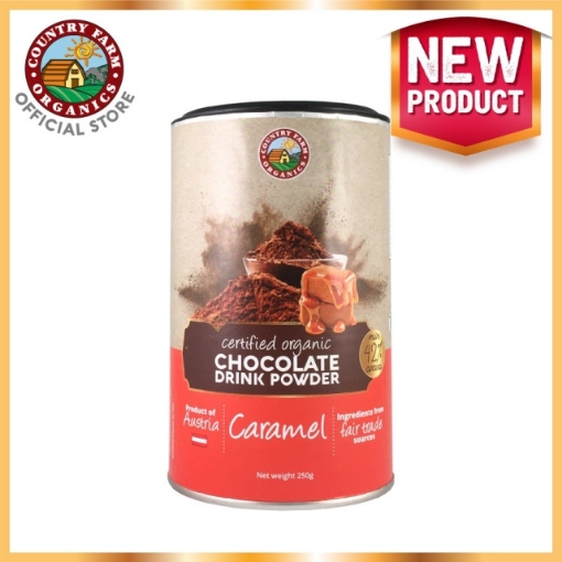 Picture of Country Farm Organics Caramel Chocolate Drink Powder 250g