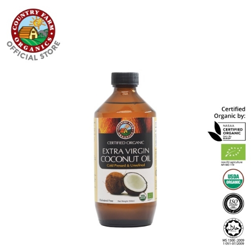 Picture of Country Farm Organics Extra Virgin Coconut Oil 500ml