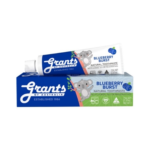 Picture of Country Farm Organics Grant's Kids Blueberry Burst Toothpaste (75g)