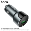 Picture of HOCO Z42 PD20W+QC3.0 LIGHT ROAD DUAL PORT DIGITAL DISPLAY CAR CHARGER