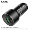 Picture of HOCO Z42 PD20W+QC3.0 LIGHT ROAD DUAL PORT DIGITAL DISPLAY CAR CHARGER