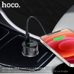 Picture of HOCO Z42 PD20W+QC3.0 LIGHT ROAD DUAL PORT DIGITAL DISPLAY CAR CHARGER