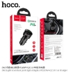 Picture of HOCO Z42 PD20W+QC3.0 LIGHT ROAD DUAL PORT DIGITAL DISPLAY CAR CHARGER