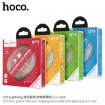 Picture of HOCO U73 STAR GALAXY SILICONE CHARGING DATA CABLE LIGHTNING