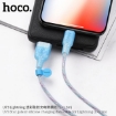 Picture of HOCO U73 STAR GALAXY SILICONE CHARGING DATA CABLE LIGHTNING