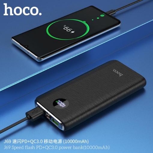 Picture of HOCO J69 SPEED FLASH PD+QC3.0 POWER BANK (10000MAH)