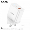 Picture of HOCO DC22 COOLCHARGE PD20W+QC3.0 CHARGER (UK)