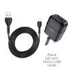 Picture of HOCO C77B HIGHWAY DUAL PORT CHARGER SET (MICRO)