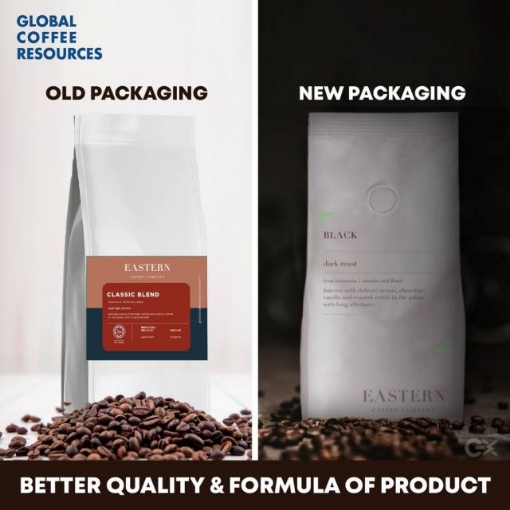 Picture of Eastern Coffee Company Dark Blend 100% Premium Arabica Coffee Beans From Indonesia & Columbia-200G-Whole Bean