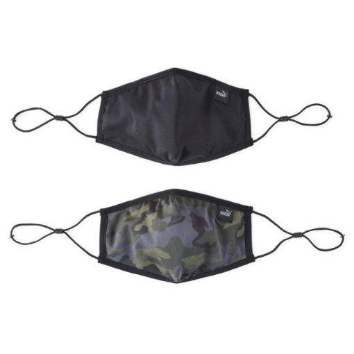 Picture of PUMA CORE Face Mask (Set of 2) - Forest Night-camo - 05414102