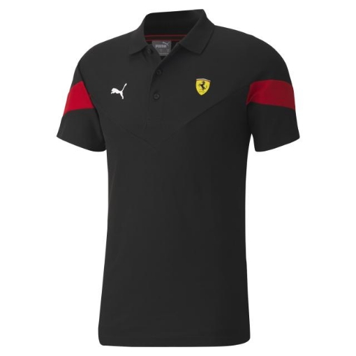 Picture of PUMA x Ferrari Race MCS Polo-Puma Black-Male-59795402