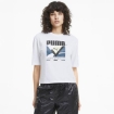 Picture of PUMA TFS Graphic Regular Tee-Puma White-Female-59774702