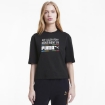 Picture of PUMA TFS Graphic Regular Tee-Puma Black-Female-59774701