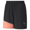 Picture of PUMA Run Woven 7" Short-Puma Black-Nrgy Peach-Male-51937103