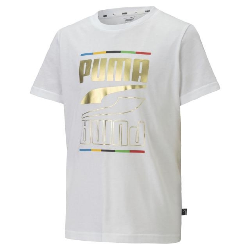 Picture of PUMA Rebel Tee 5 Continents B-Puma White-Male-58464202