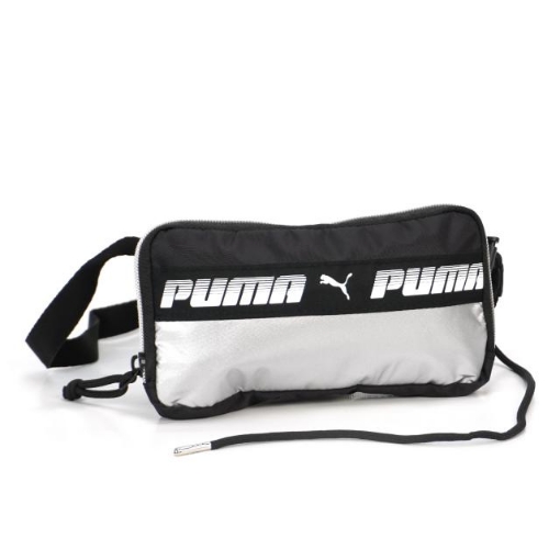 Picture of PUMA Prime Sling Pouch Mile Rider-Puma Black-Silver-Female-07741301