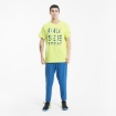 Picture of PUMA Performance Slogan Short Sleeve Tee-Fizzy Yellow-Q1 Prt-Male-51945003