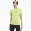 Picture of PUMA Performance Branded Short sleeve Tee-Fizzy Yellow-White & Black PUMA-Female-51953706