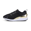 Picture of PUMA Muse X-2 Metallic Wn s-Puma Black-Puma Team Gold-Female-37083807