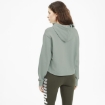 Picture of PUMA ESS+ Metallic Cropped Hoody TR-Aqua Gray-Female-58241149