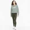 Picture of PUMA ESS+ Metallic Cropped Hoody TR-Aqua Gray-Female-58241149