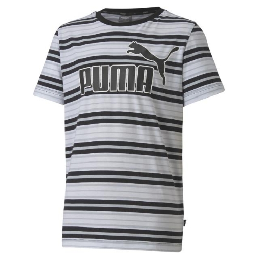 Picture of PUMA ESS Stripe Logo Tee B-Puma Black-Male-58232401