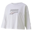 Picture of PUMA Downtown Loose Fit Relaxed Tee-Puma White-Female-59766102