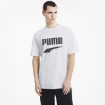Picture of PUMA Downtown Graphic Tee-Puma White-Male-59762602
