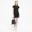 Picture of PUMA Classics Ribbed Tight SS Dress-Puma Black-Female-59764701