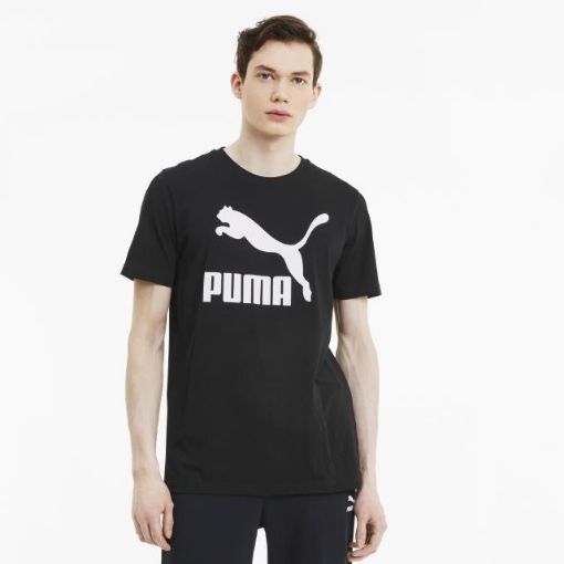 Picture of PUMA Classics Logo Tee-Puma Black-Male-59774001