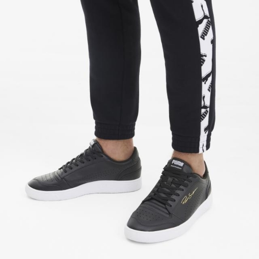 Picture of PUMA Cali Varsity Wn s-Puma Black-Puma White-Puma Silver-Female-37410902