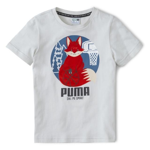 Picture of PUMA Animals Suede Tee-Vaporous Gray-Unisex-58335105