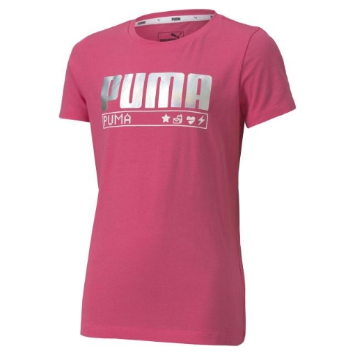 Picture of PUMA Alpha Tee G-Glowing Pink-Female-58329925