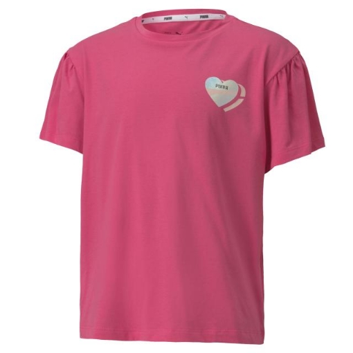 Picture of PUMA Alpha Style Tee G-Glowing Pink-Female-58330025