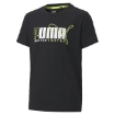 Picture of PUMA Alpha Graphic Tee B-Puma Black-sharp green-Male-58318851