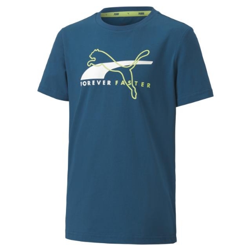 Picture of PUMA Alpha Graphic Tee B-Digi-blue-Male-58318836