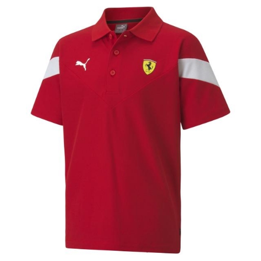 Picture of PUMA x Ferrari Race Kids MCS Polo-Rosso Corsa