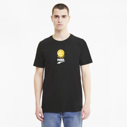 Picture of PUMA Club Graphic Tee-Puma Black