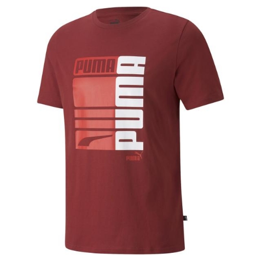 Picture of PUMA Formstrip Graphic Tee Intense Red - 58927122